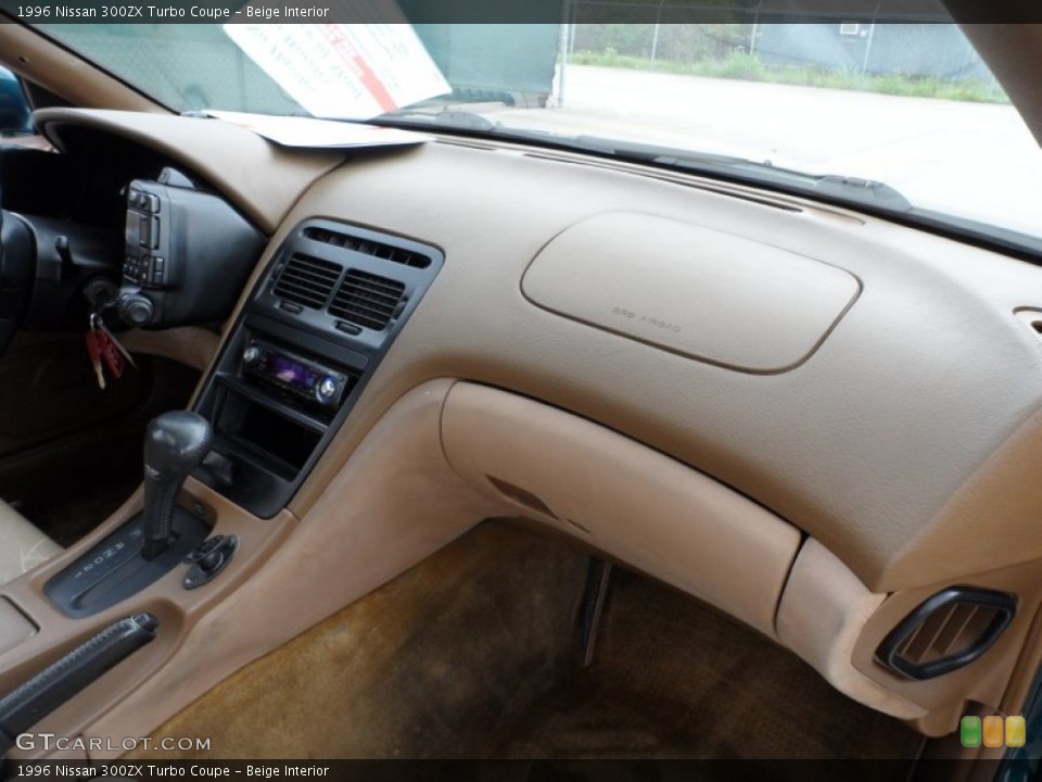 Beige Interior Dashboard for the 1996 Nissan 300ZX Turbo Coupe #62566799