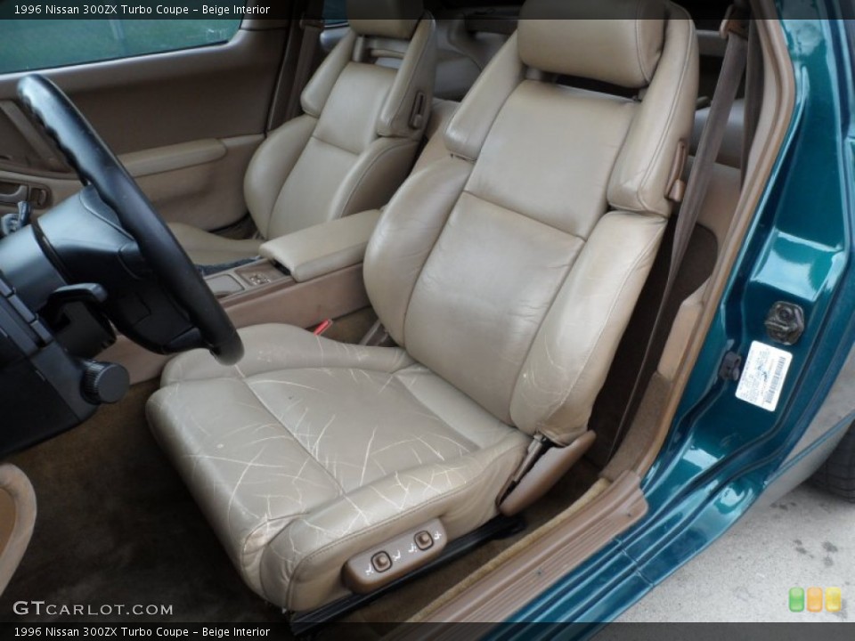 Beige Interior Front Seat For The 1996 Nissan 300zx Turbo