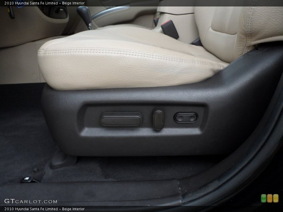 Beige Interior Front Seat for the 2010 Hyundai Santa Fe Limited #62568034