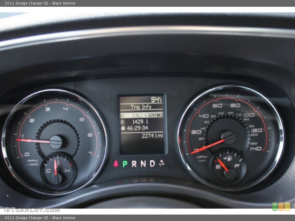 Black Interior Gauges for the 2011 Dodge Charger SE #62568580