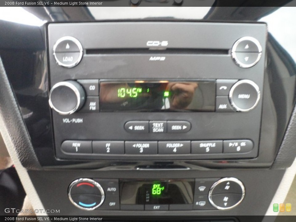 Medium Light Stone Interior Audio System for the 2008 Ford Fusion SEL V6 #62569261