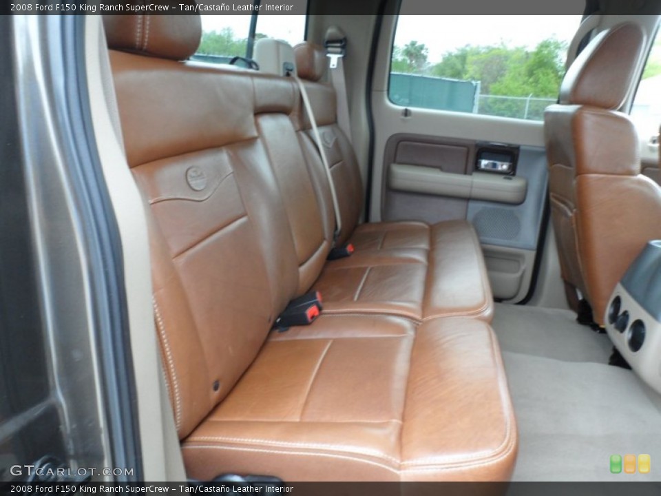 Tan/Castaño Leather Interior Rear Seat for the 2008 Ford F150 King Ranch SuperCrew #62569482