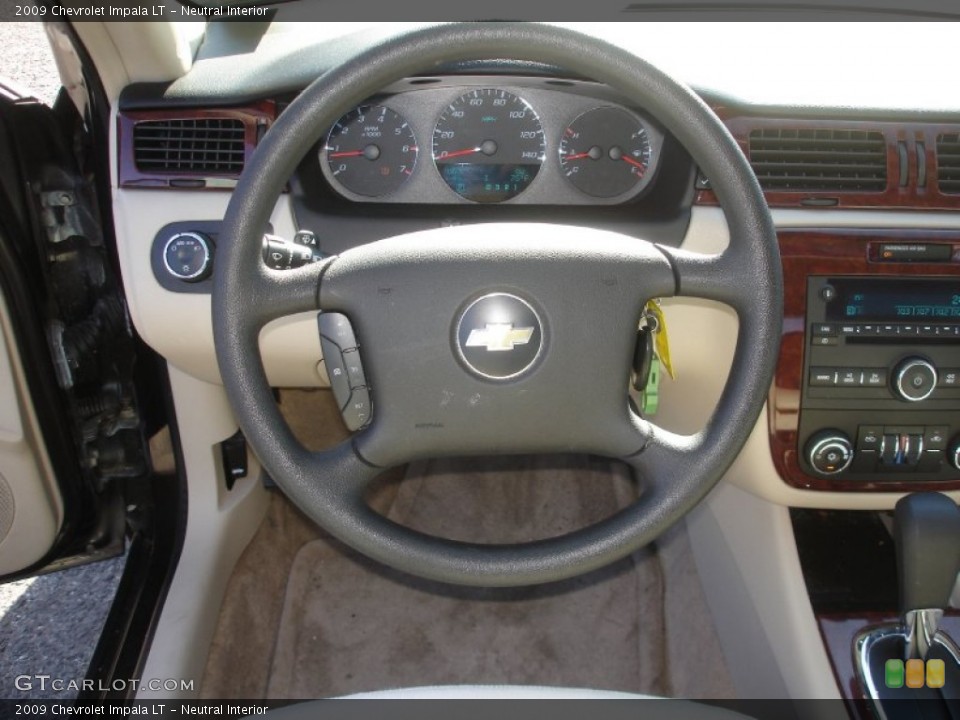 Neutral Interior Steering Wheel for the 2009 Chevrolet Impala LT #62571910