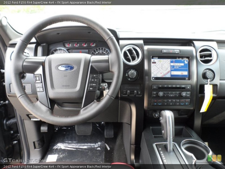 FX Sport Appearance Black/Red Interior Dashboard for the 2012 Ford F150 FX4 SuperCrew 4x4 #62573992