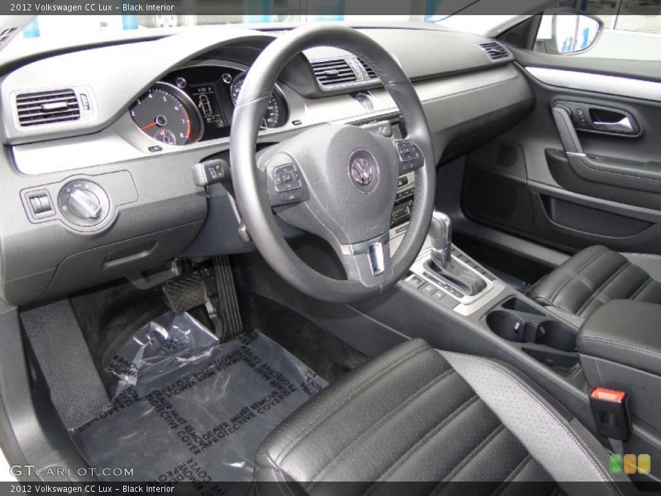 Black Interior Photo for the 2012 Volkswagen CC Lux #62575324