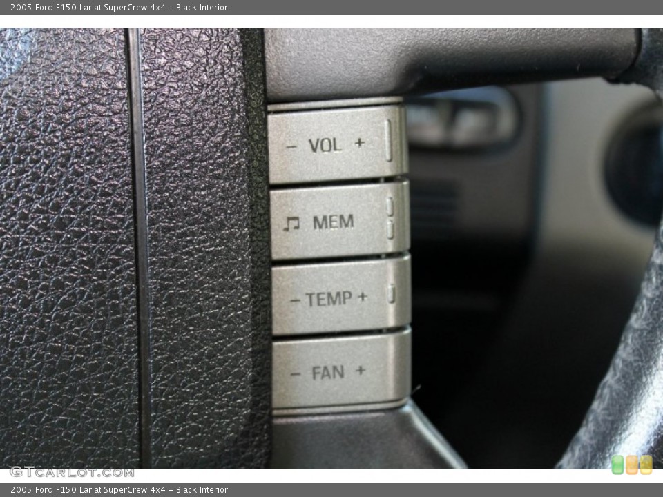 Black Interior Controls for the 2005 Ford F150 Lariat SuperCrew 4x4 #62576786