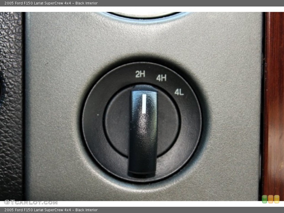 Black Interior Controls for the 2005 Ford F150 Lariat SuperCrew 4x4 #62576828