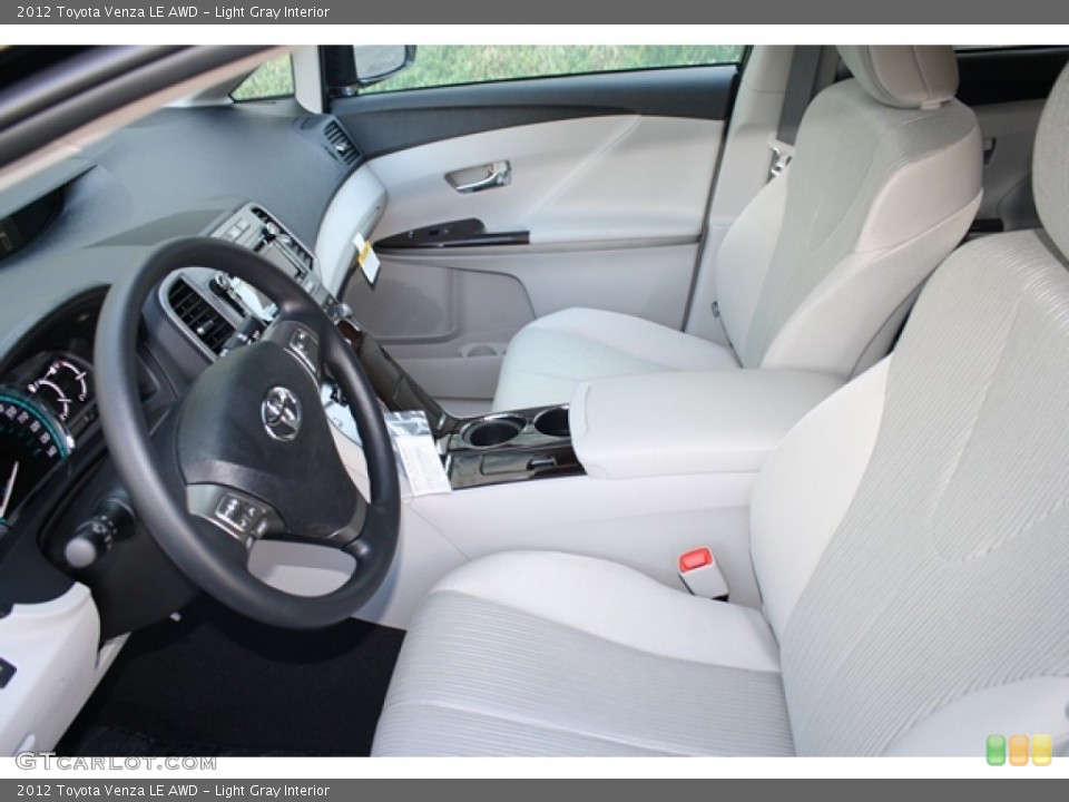 Light Gray Interior Photo for the 2012 Toyota Venza LE AWD #62578414