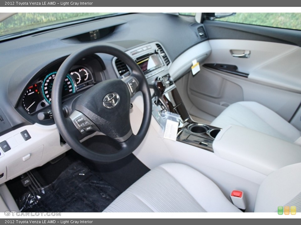 Light Gray Interior Prime Interior for the 2012 Toyota Venza LE AWD #62578423