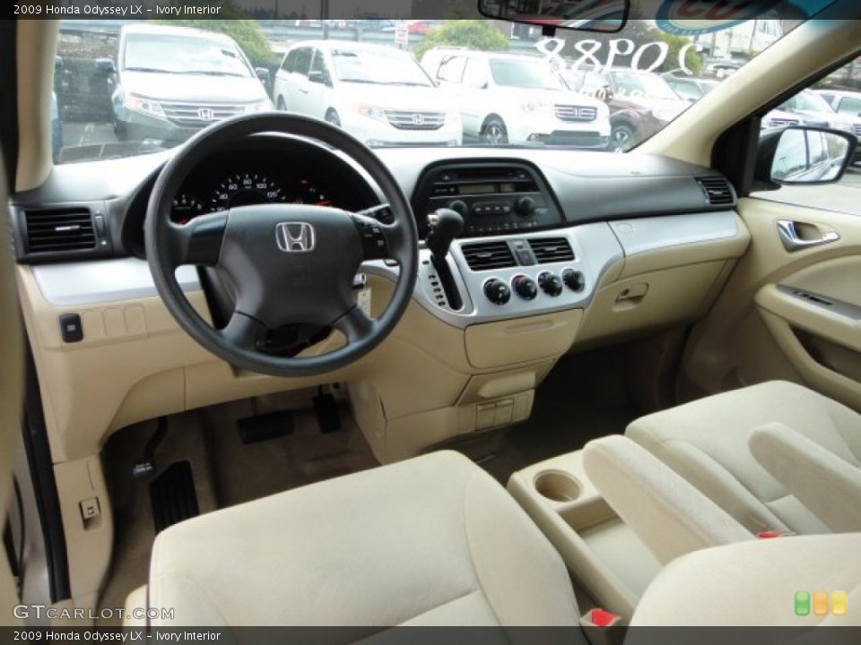 Ivory Interior Dashboard for the 2009 Honda Odyssey LX #62578451