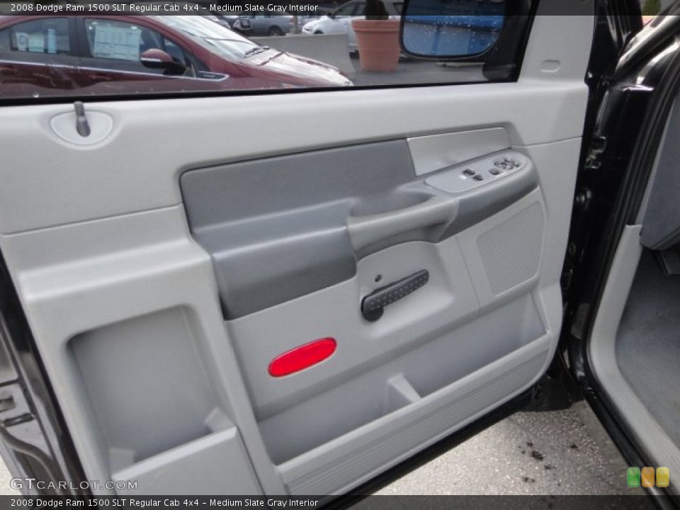 Medium Slate Gray Interior Door Panel for the 2008 Dodge Ram 1500 SLT Regular Cab 4x4 #62581630