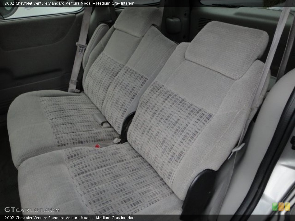 Medium Gray Interior Rear Seat for the 2002 Chevrolet Venture  #62582252