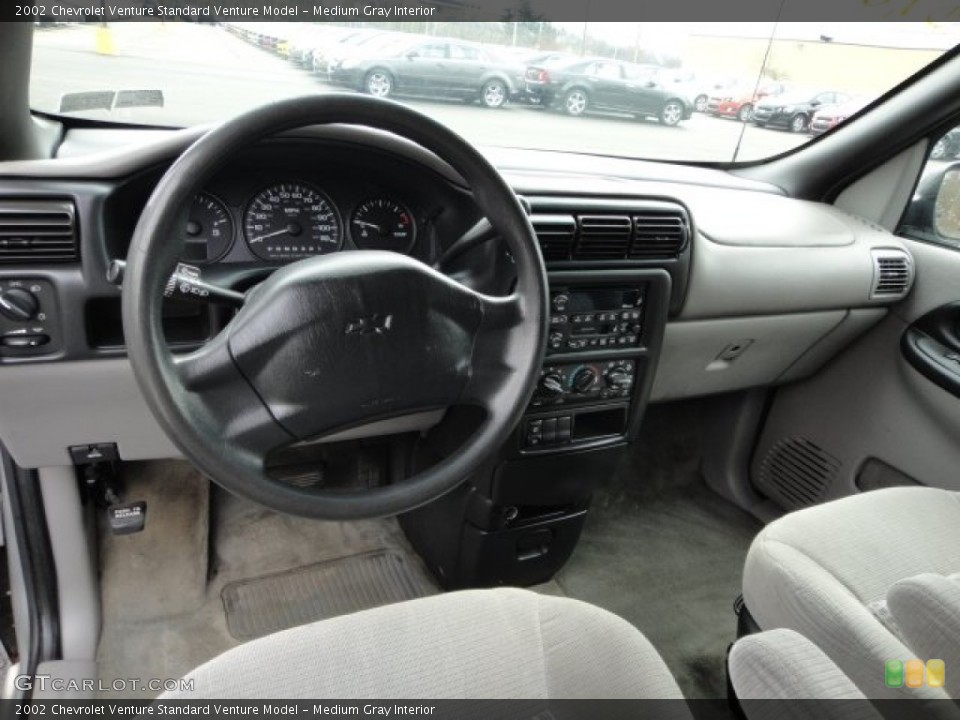 Medium Gray Interior Dashboard for the 2002 Chevrolet Venture  #62582261