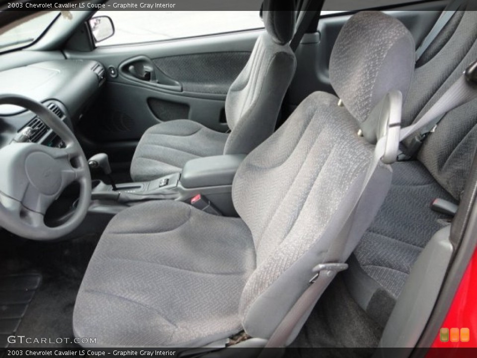 Graphite Gray Interior Photo for the 2003 Chevrolet Cavalier LS Coupe #62582401