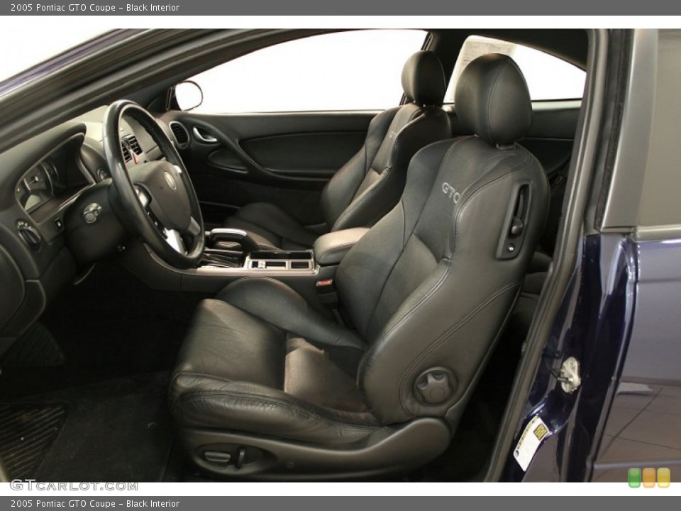 Black Interior Photo for the 2005 Pontiac GTO Coupe #62582818