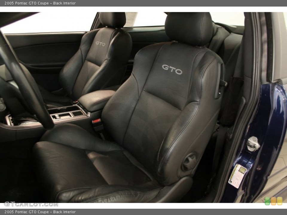 Black Interior Photo for the 2005 Pontiac GTO Coupe #62582831