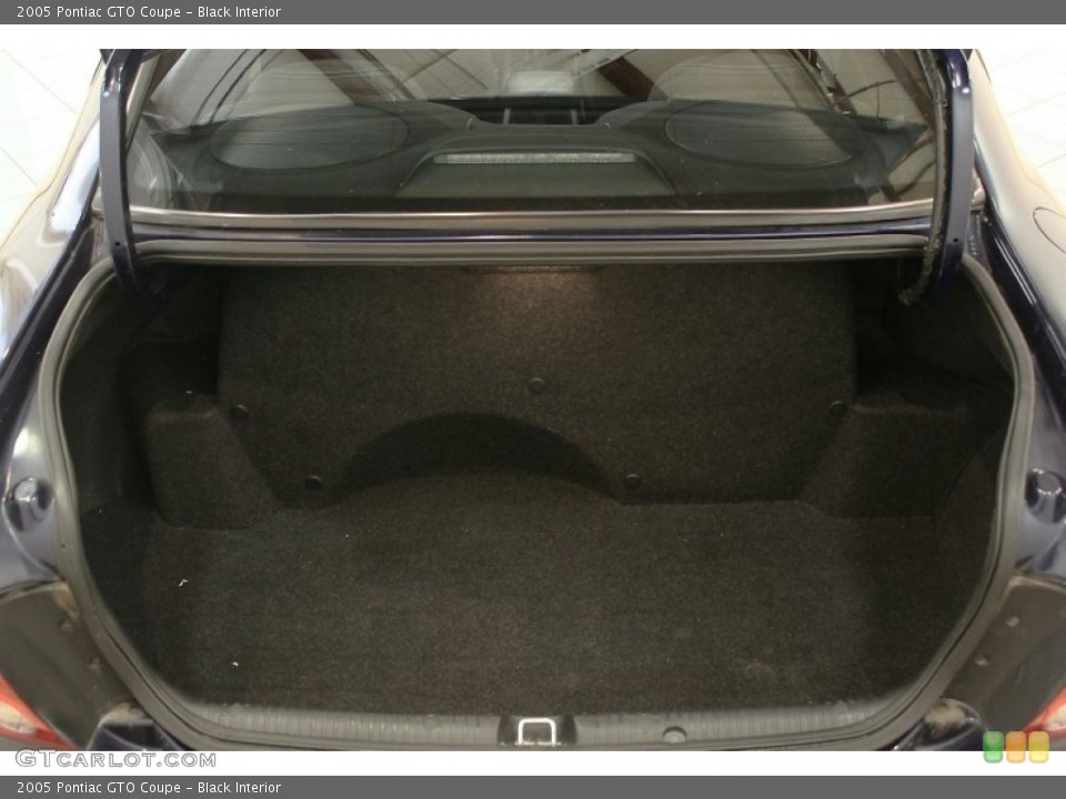 Black Interior Trunk for the 2005 Pontiac GTO Coupe #62582948