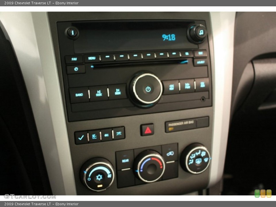 Ebony Interior Controls for the 2009 Chevrolet Traverse LT #62586864
