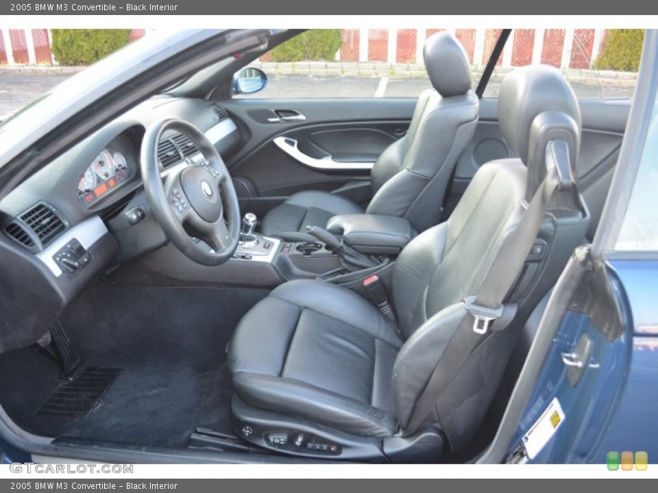 Black Interior Photo for the 2005 BMW M3 Convertible #62589381