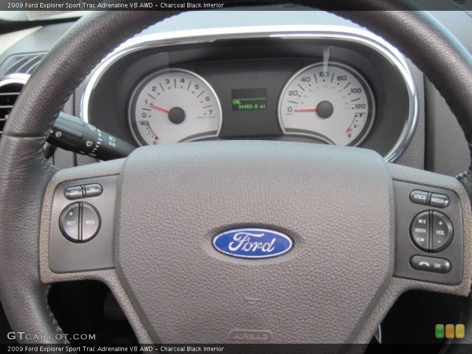Charcoal Black Interior Gauges for the 2009 Ford Explorer Sport Trac Adrenaline V8 AWD #62589390