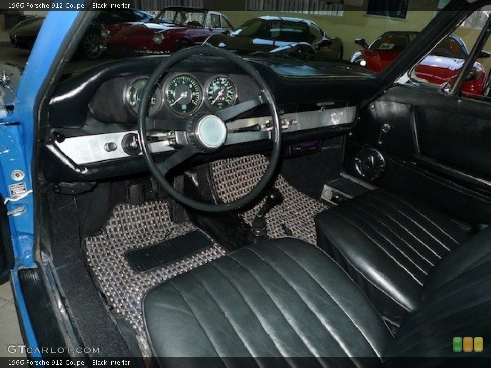 Black Interior Photo for the 1966 Porsche 912 Coupe #62590122