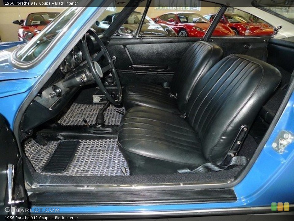 Black Interior Photo for the 1966 Porsche 912 Coupe #62590133