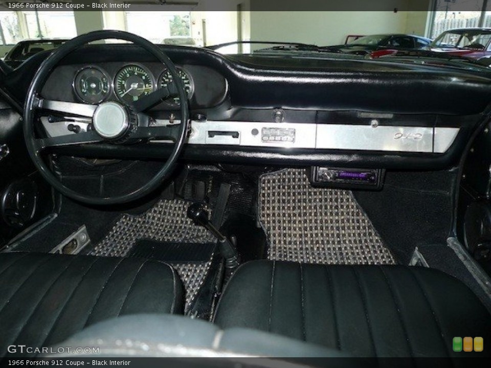 Black Interior Dashboard for the 1966 Porsche 912 Coupe #62590164