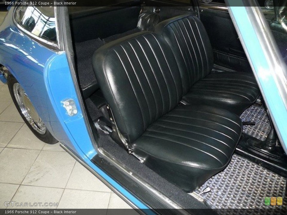 Black Interior Front Seat for the 1966 Porsche 912 Coupe #62590239