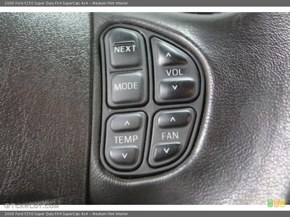 Medium Flint Interior Controls for the 2006 Ford F250 Super Duty FX4 SuperCab 4x4 #62590686