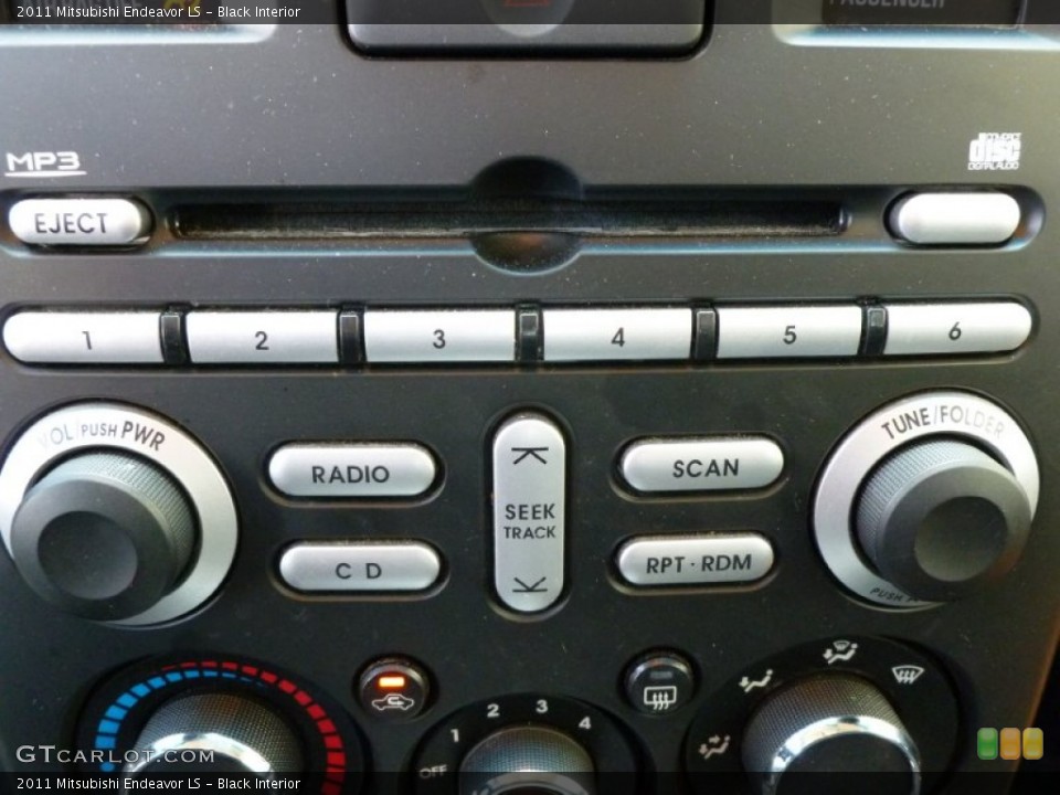 Black Interior Audio System for the 2011 Mitsubishi Endeavor LS #62592629