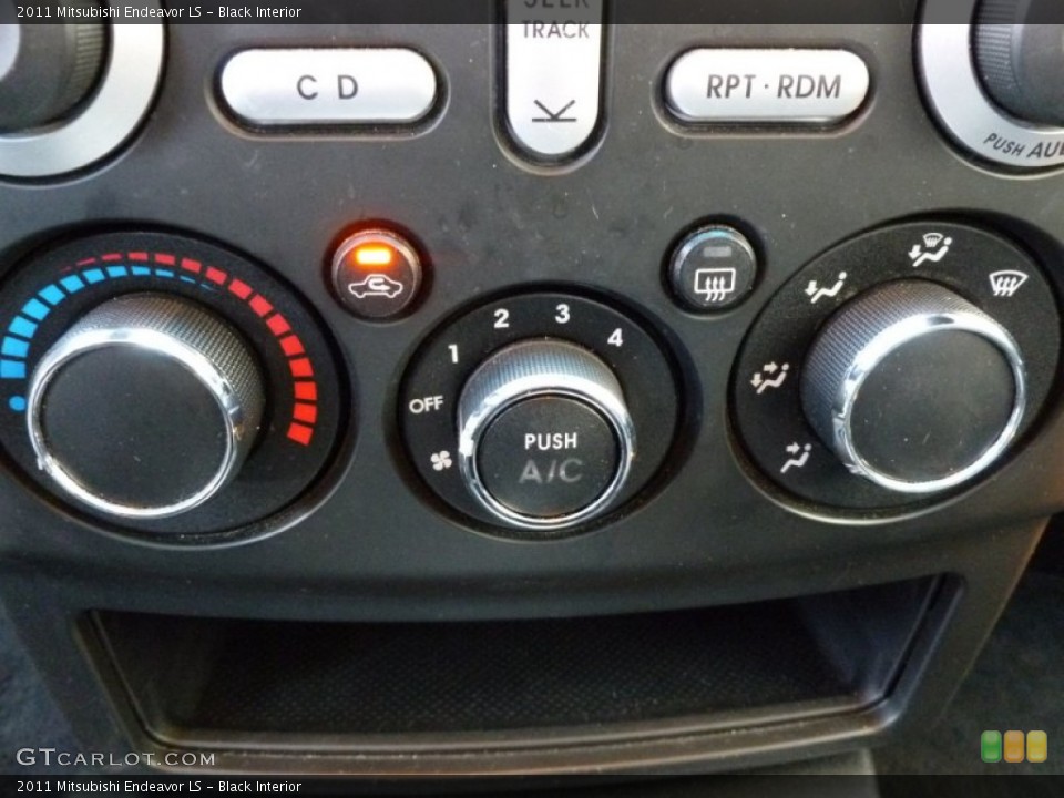 Black Interior Controls for the 2011 Mitsubishi Endeavor LS #62592632