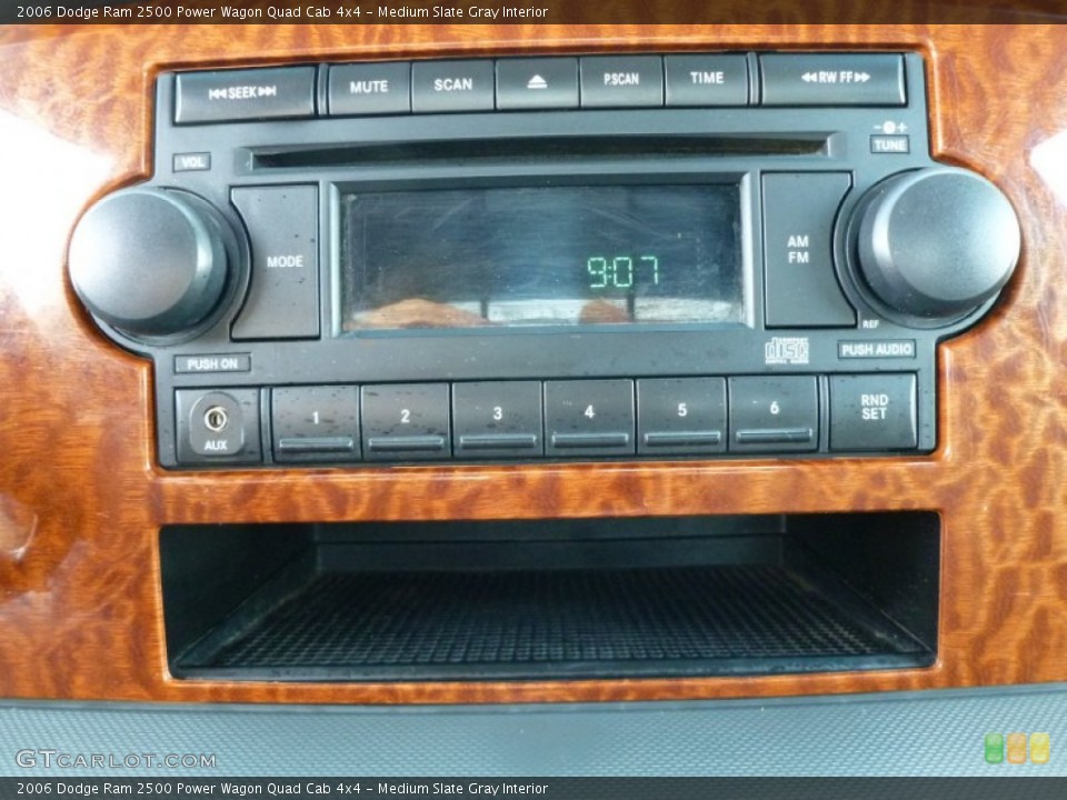 Medium Slate Gray Interior Audio System for the 2006 Dodge Ram 2500 Power Wagon Quad Cab 4x4 #62594068