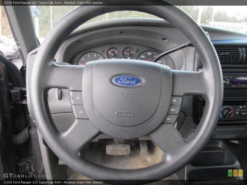 Medium Dark Flint Interior Steering Wheel for the 2006 Ford Ranger XLT SuperCab 4x4 #62595281