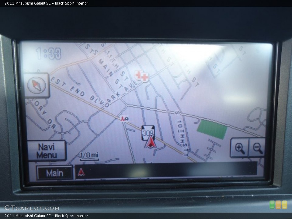 Black Sport Interior Navigation for the 2011 Mitsubishi Galant SE #62597123