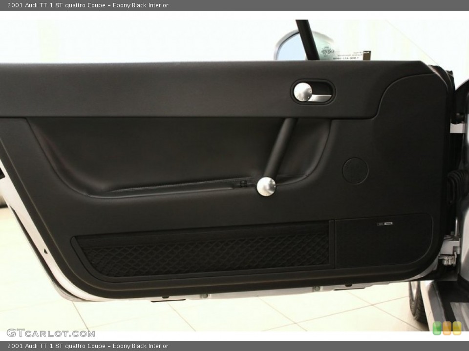 Ebony Black Interior Door Panel for the 2001 Audi TT 1.8T quattro Coupe #62597863