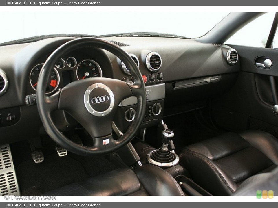 Ebony Black Interior Dashboard for the 2001 Audi TT 1.8T quattro Coupe #62597897