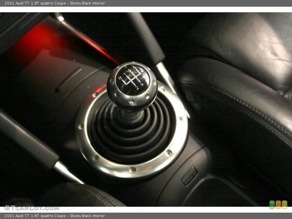 Ebony Black Interior Transmission for the 2001 Audi TT 1.8T quattro Coupe #62597957