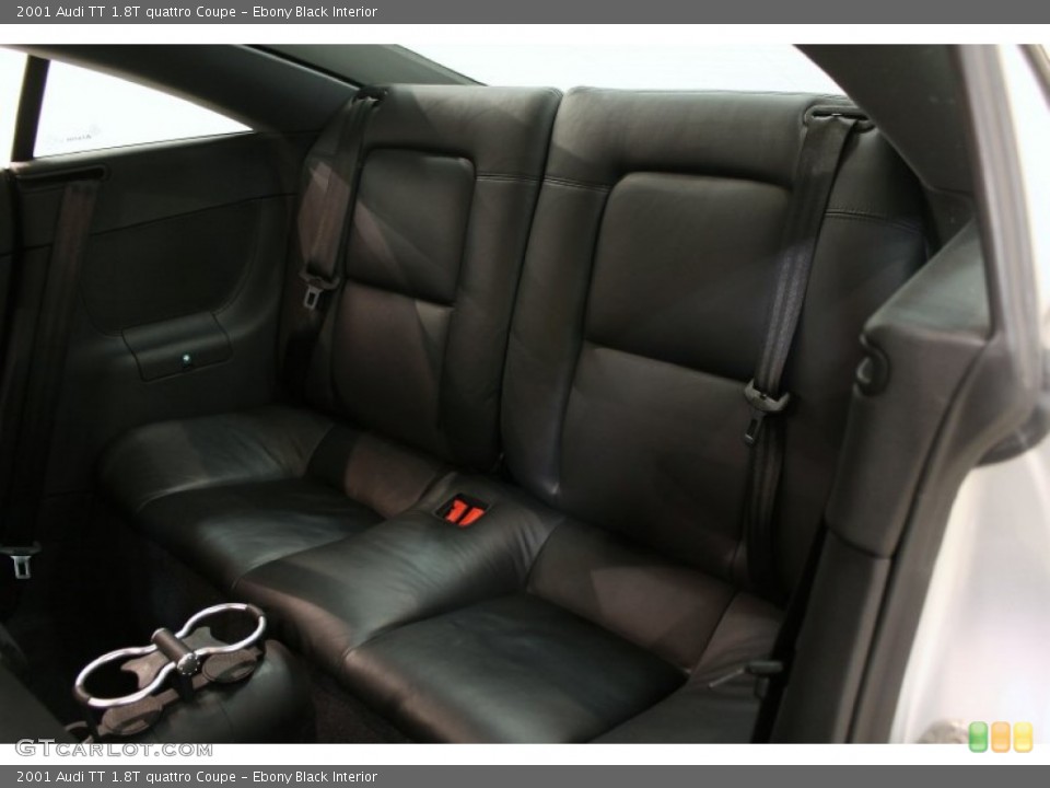 Ebony Black Interior Rear Seat for the 2001 Audi TT 1.8T quattro Coupe #62597984
