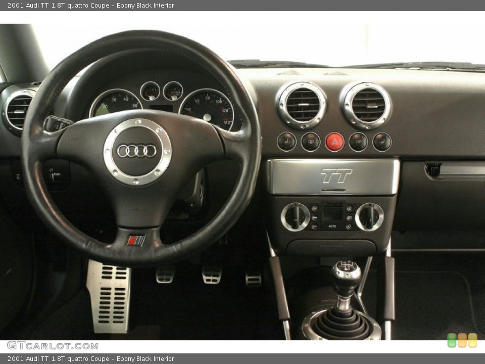 Ebony Black Interior Dashboard for the 2001 Audi TT 1.8T quattro Coupe #62598002