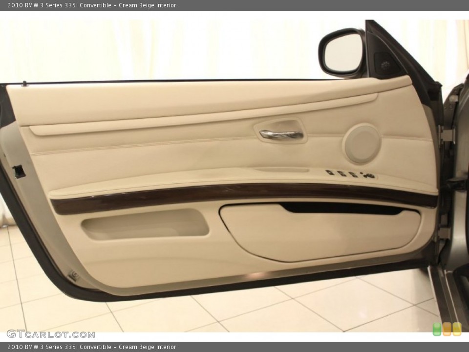 Cream Beige Interior Door Panel for the 2010 BMW 3 Series 335i Convertible #62598098