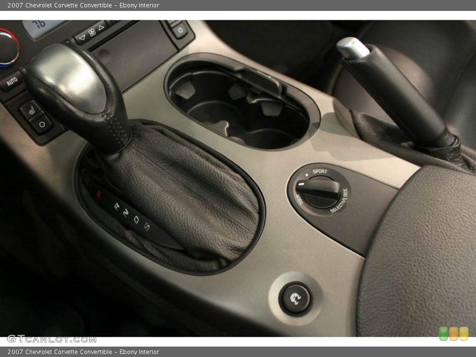Ebony Interior Transmission for the 2007 Chevrolet Corvette Convertible #62599457