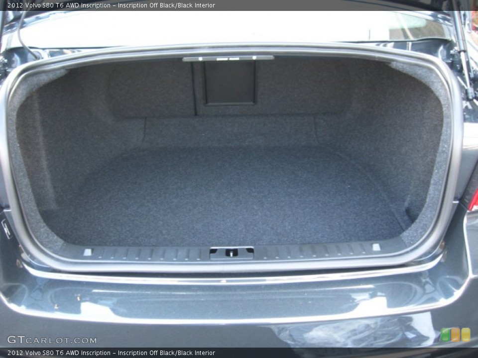 Inscription Off Black/Black Interior Trunk for the 2012 Volvo S80 T6 AWD Inscription #62600180
