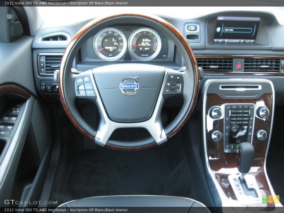 Inscription Off Black/Black Interior Dashboard for the 2012 Volvo S80 T6 AWD Inscription #62600291