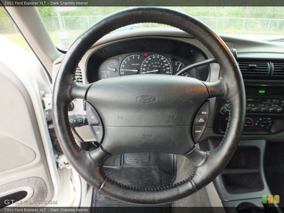 Dark Graphite Interior Steering Wheel for the 2001 Ford Explorer XLT #62600866