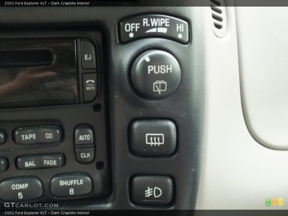 Dark Graphite Interior Controls for the 2001 Ford Explorer XLT #62600930