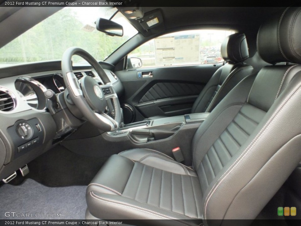 Charcoal Black Interior Photo for the 2012 Ford Mustang GT Premium Coupe #62602636
