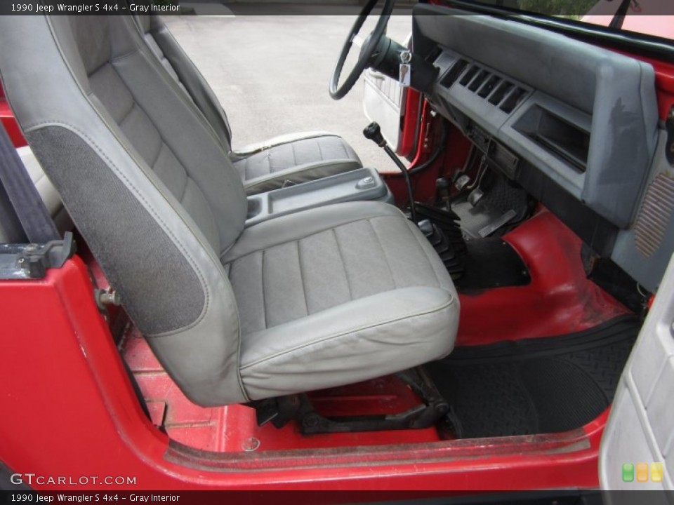 Gray 1990 Jeep Wrangler Interiors