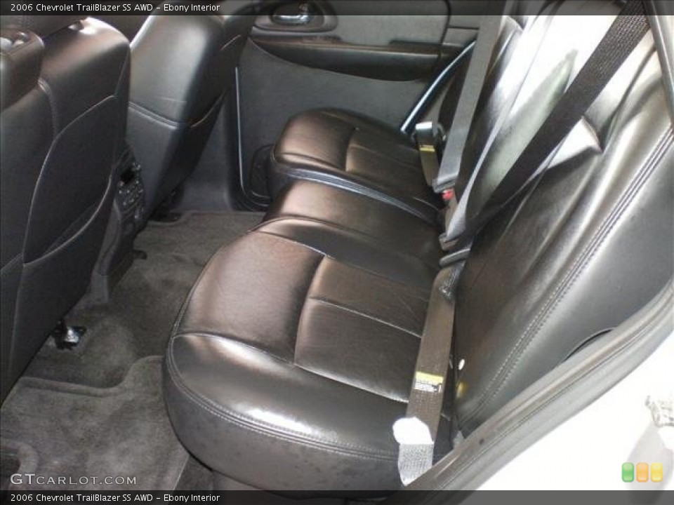 Ebony Interior Rear Seat for the 2006 Chevrolet TrailBlazer SS AWD #62604542