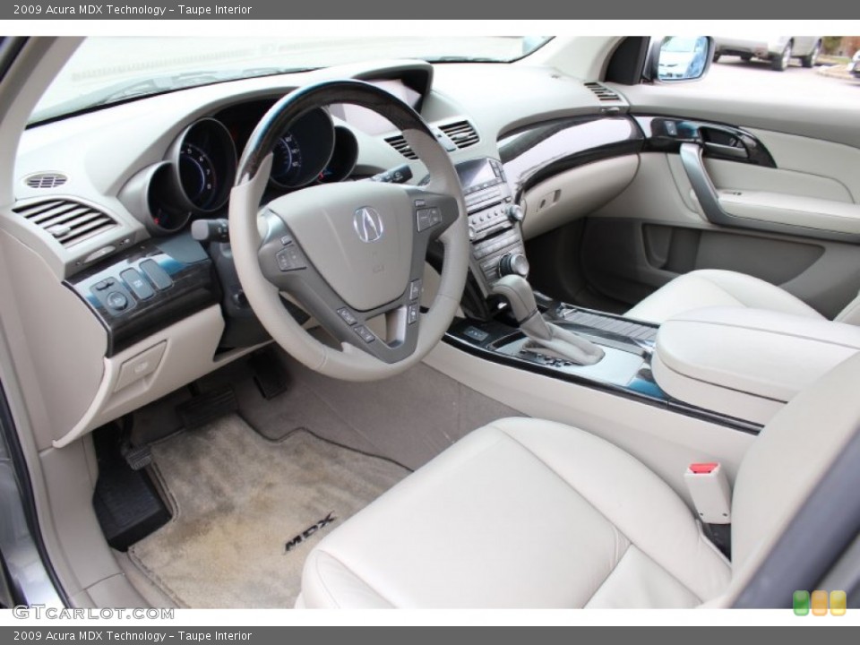 Taupe Interior Prime Interior for the 2009 Acura MDX Technology #62604995
