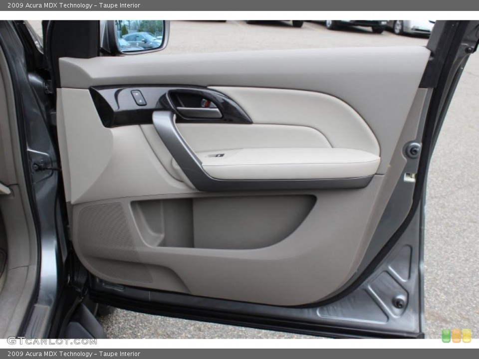 Taupe Interior Door Panel for the 2009 Acura MDX Technology #62605127
